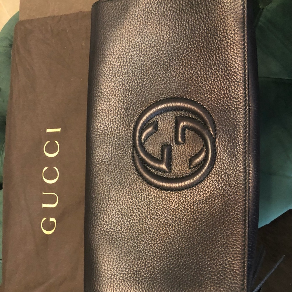 Gucci Soho leather clutch
